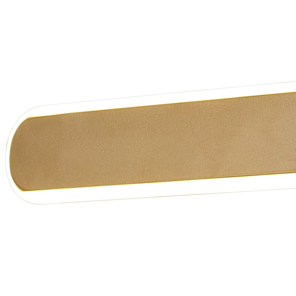 NL7767SG9 Kava 1 LED Wall Light Sand Gold Matt White