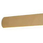 NL7767SG9 Kava 1 LED Wall Light Sand Gold Matt White