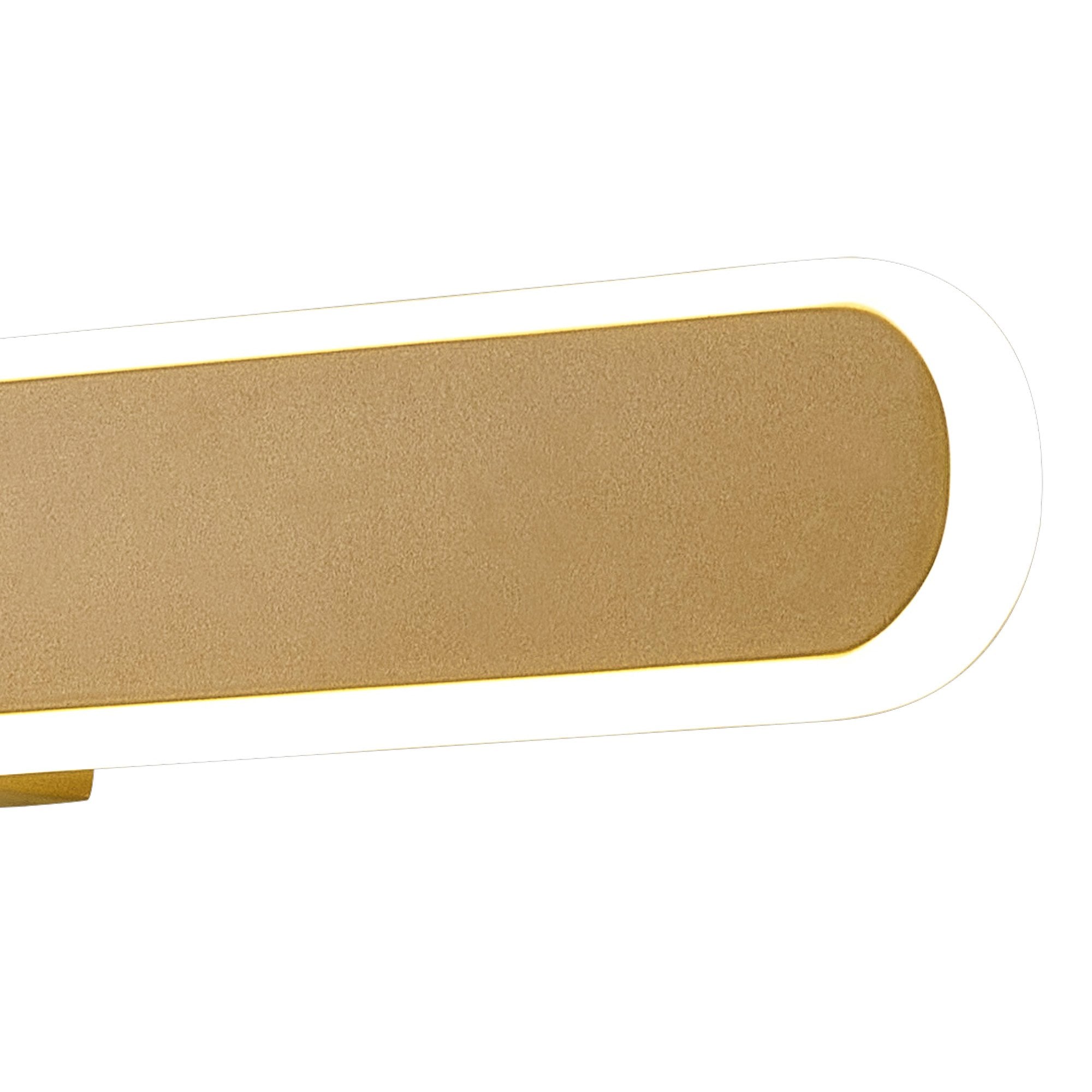 NL7767SG9 Kava 1 LED Wall Light Sand Gold Matt White