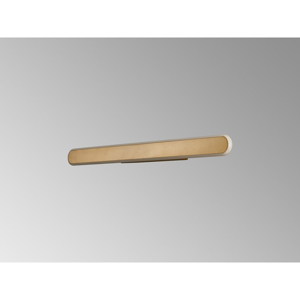 NL7767SG9 Kava 1 LED Wall Light Sand Gold Matt White
