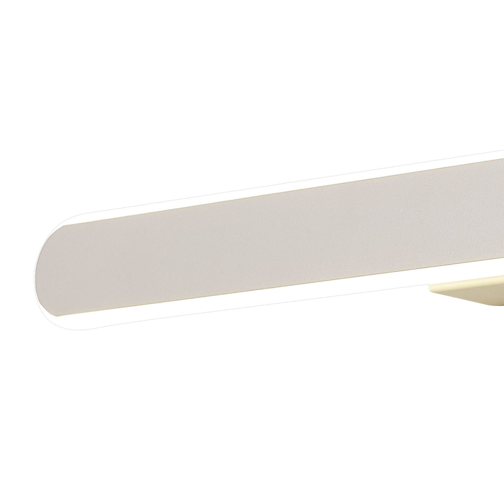 NL91539 Kava 1 LED Wall Light Sand White Matt White