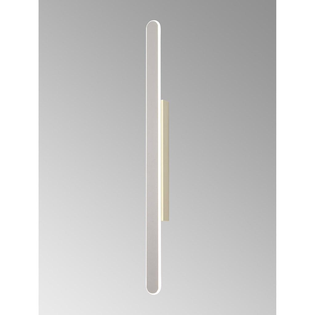 NL91539 Kava 1 LED Wall Light Sand White Matt White