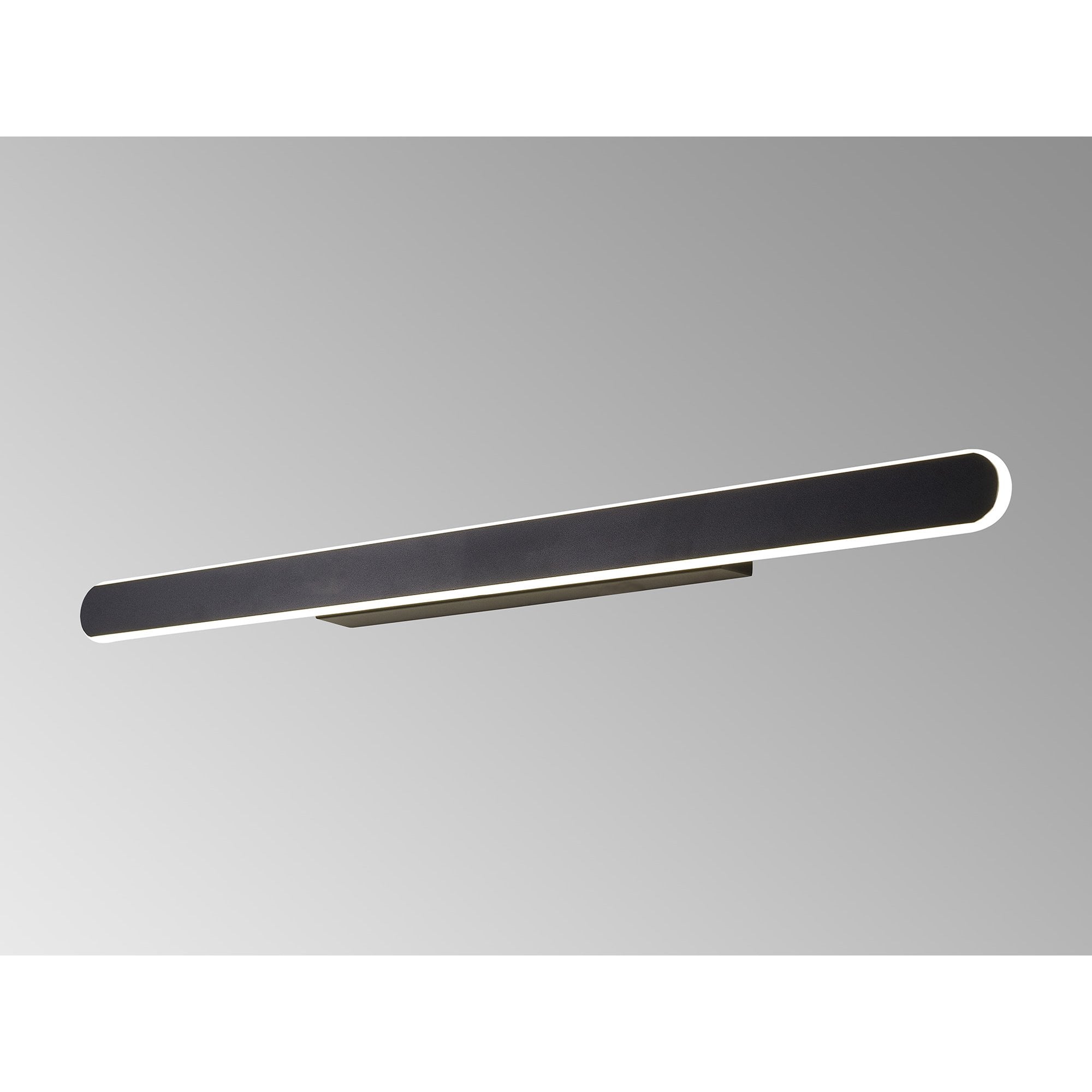 NL9153BL9 Kava 1 LED Wall Light Satin Black Matt White