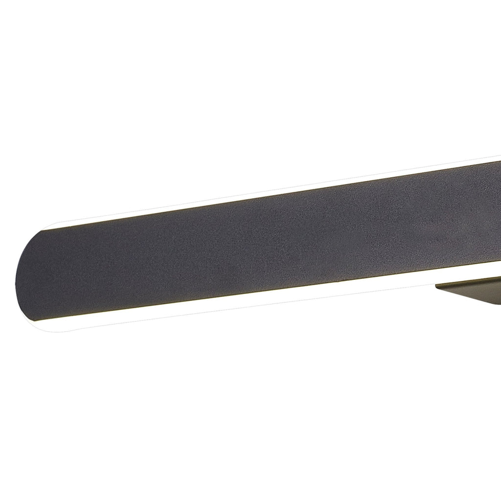 NL9153BL9 Kava 1 LED Wall Light Satin Black Matt White
