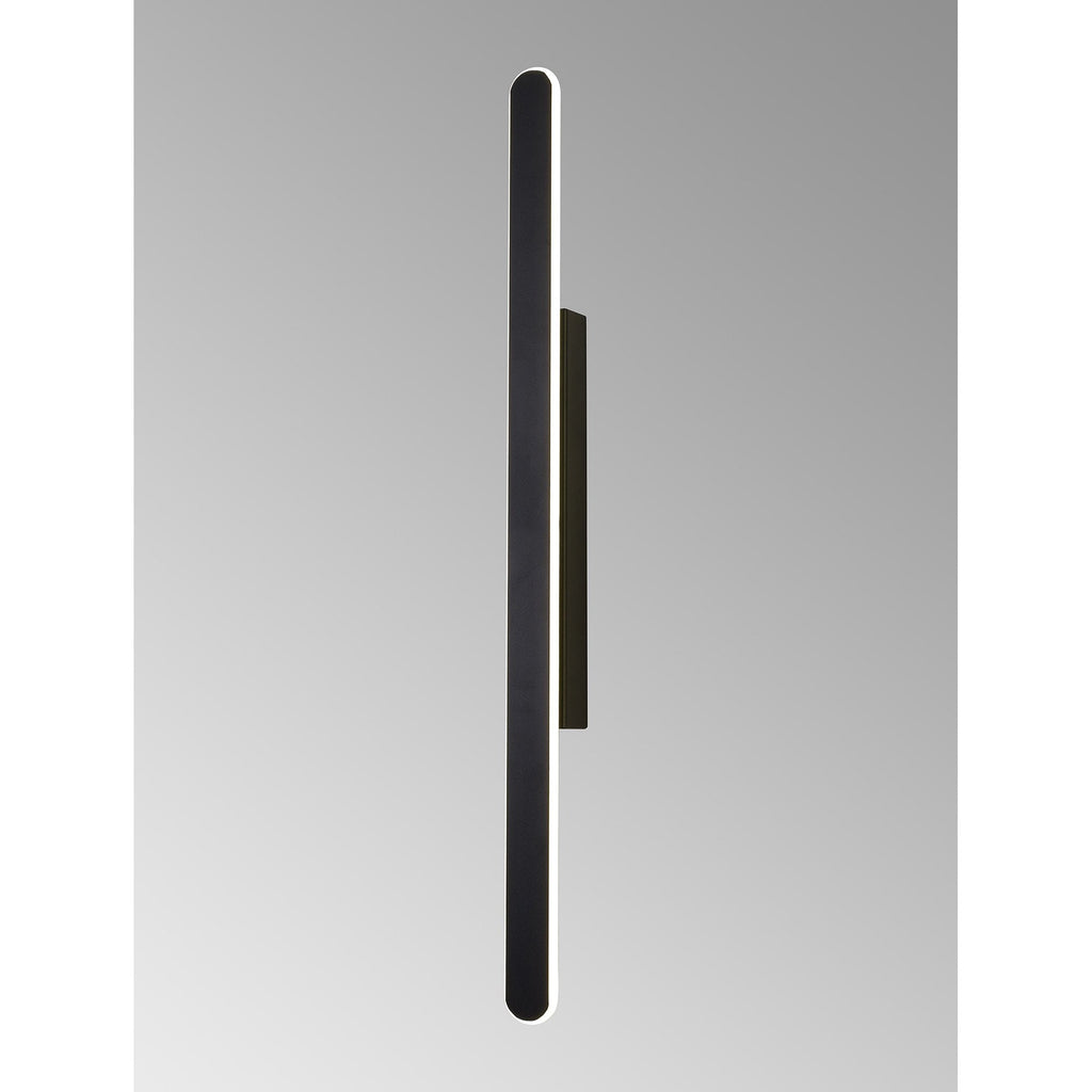 NL9153BL9 Kava 1 LED Wall Light Satin Black Matt White