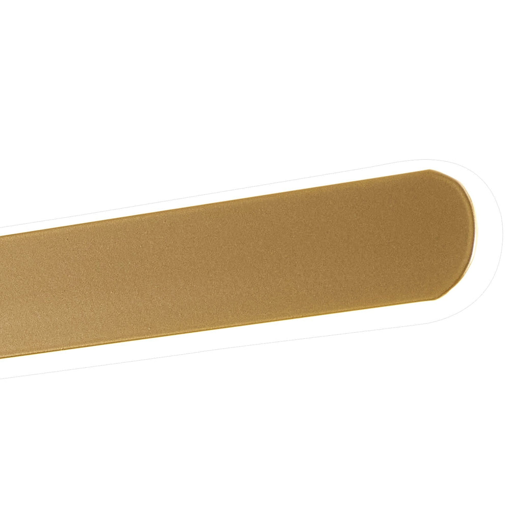 NL9153SG9 Kava 1 LED Wall Light Sand Gold Matt White