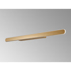 NL9153SG9 Kava 1 LED Wall Light Sand Gold Matt White