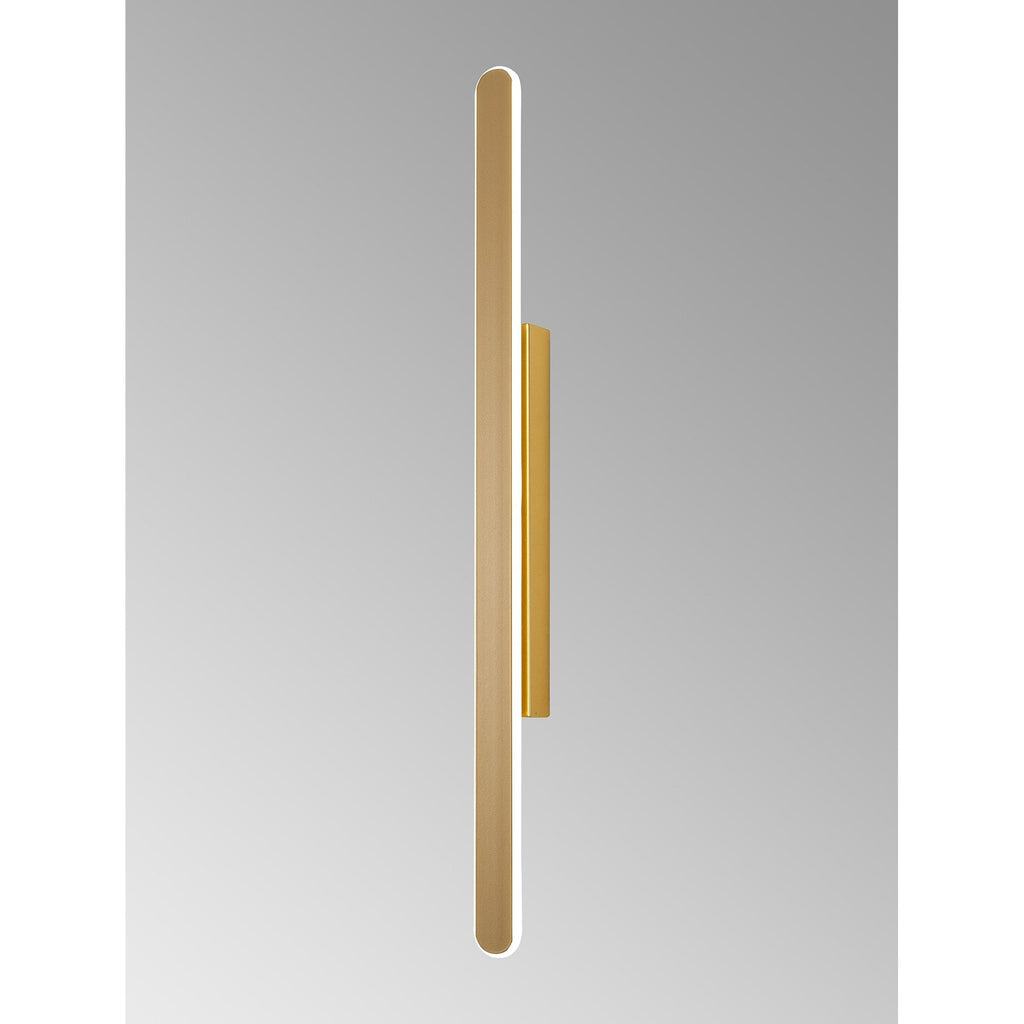 NL9153SG9 Kava 1 LED Wall Light Sand Gold Matt White