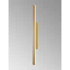 NL9153SG9 Kava 1 LED Wall Light Sand Gold Matt White