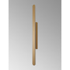 NL9153SG9 Kava 1 LED Wall Light Sand Gold Matt White