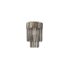 NL84499 Vienna 3 Light Wall Light Polished Nickel Smoked