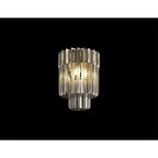NL84509 Vienna 3 Light Ceiling Light Polished Nickel Smoked