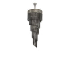 NL84539 Vienna 23 Light Round 5 Tier Pendant Polished Nickel Smoked