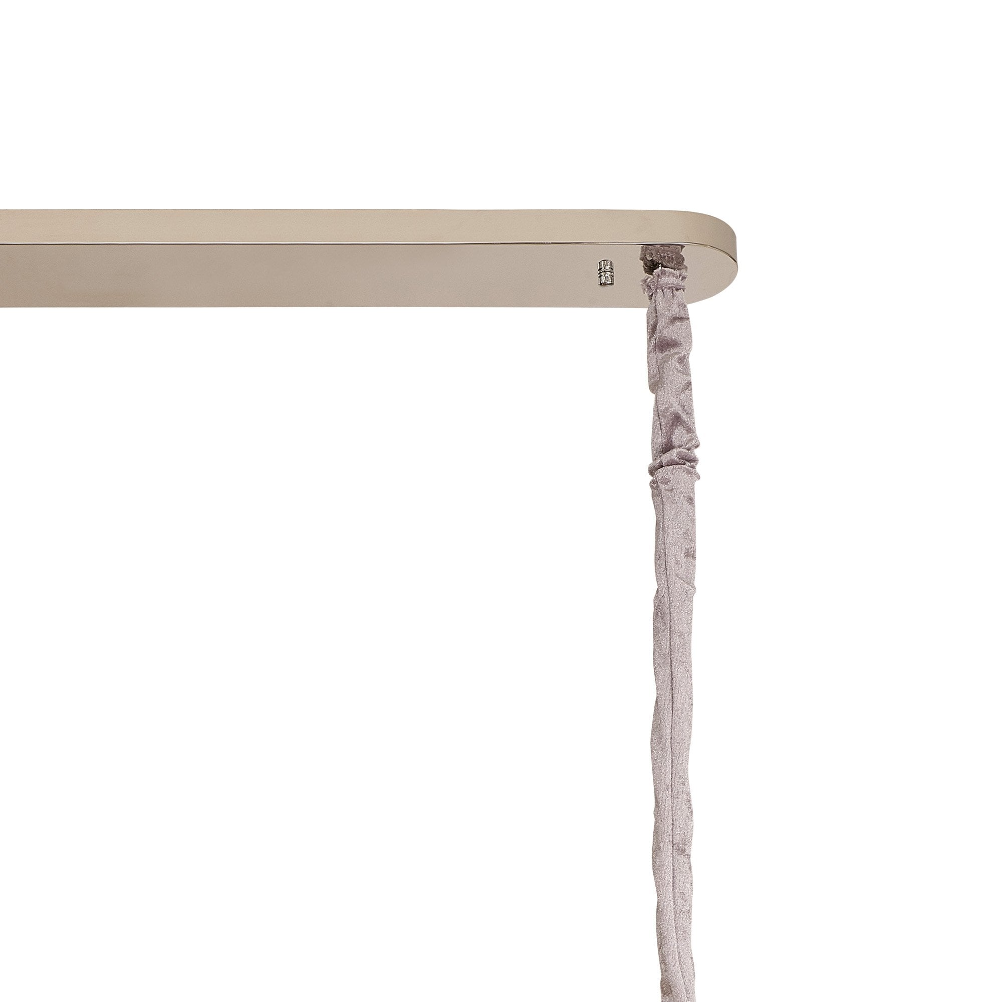 NL84559 Vienna 5 Light Rectangle Pendant Polished Nickel Smoked
