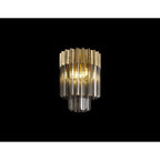 NL89329 Vienna 3 Light Ceiling Light Brass Smoked