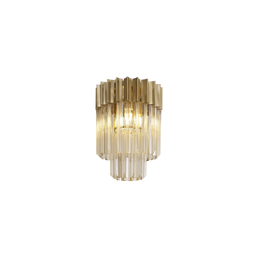 NL89339 Vienna 3 Light Ceiling Light Brass Cognac