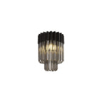 NL89369 Vienna 3 Light Ceiling Light Matt Black Smoked