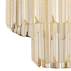 NL89379 Vienna 3 Light Ceiling Light Matt Black Cognac