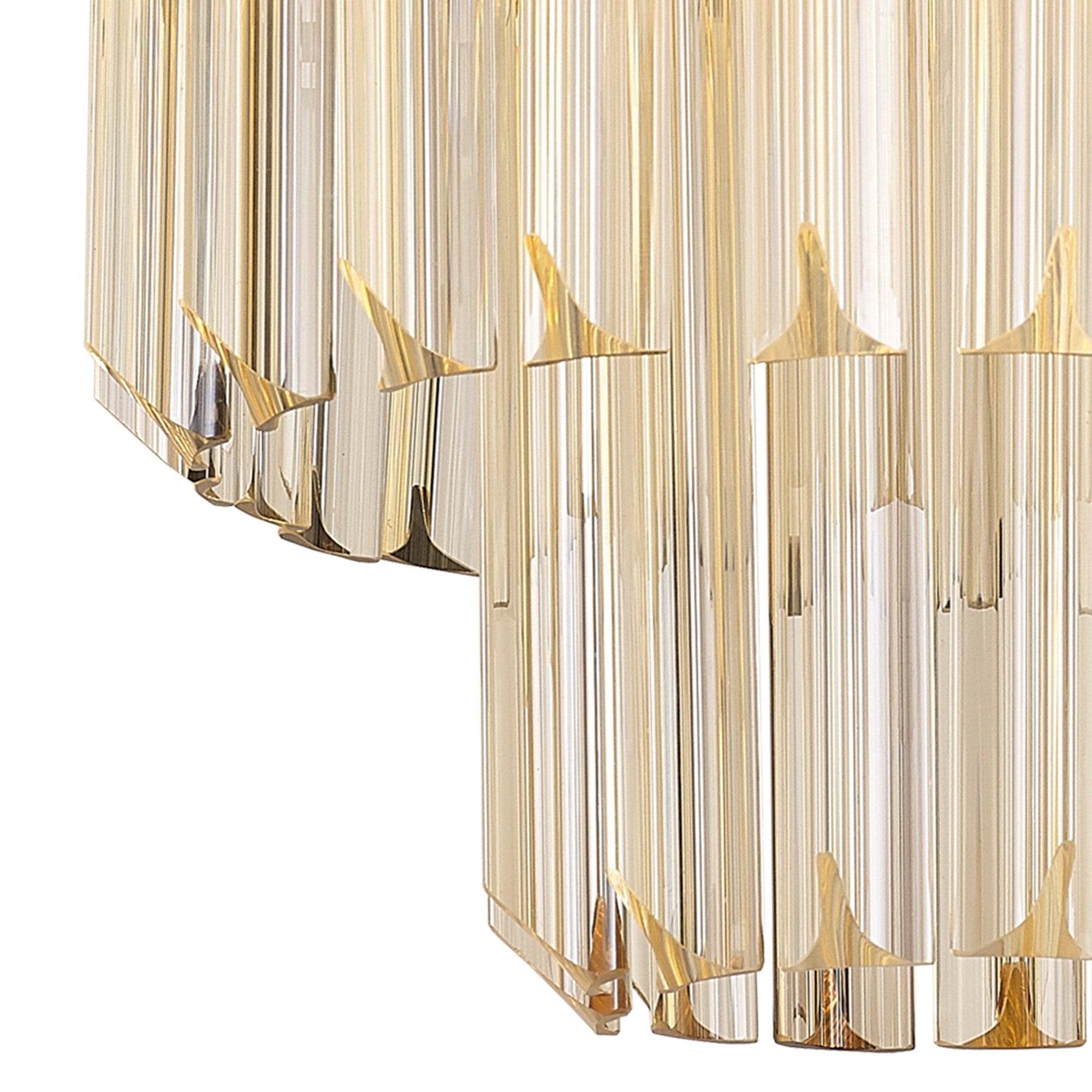NL89379 Vienna 3 Light Ceiling Light Matt Black Cognac