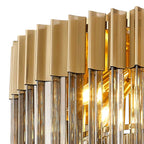 NL89389 Vienna 7 Light Ceiling Light Brass Smoked