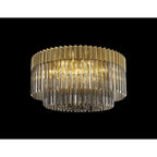 NL89449 Vienna 12 Light Ceiling Light Brass Smoked