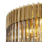 NL89449 Vienna 12 Light Ceiling Light Brass Smoked