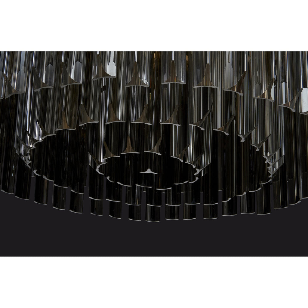 NL89449 Vienna 12 Light Ceiling Light Brass Smoked