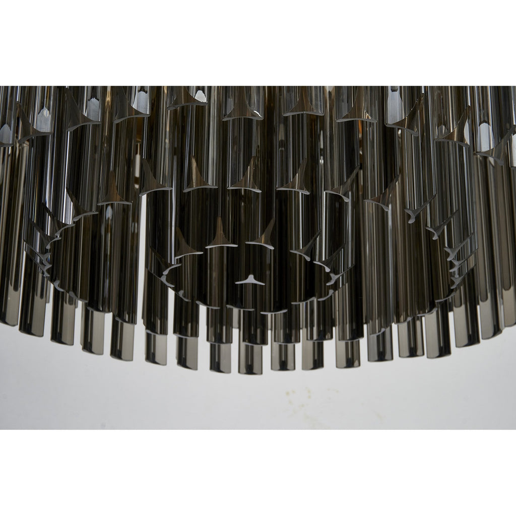 NL89449 Vienna 12 Light Ceiling Light Brass Smoked