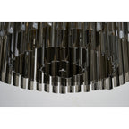 NL89449 Vienna 12 Light Ceiling Light Brass Smoked