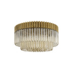 NL89459 Vienna 12 Light Ceiling Light Brass Cognac