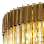 NL89459 Vienna 12 Light Ceiling Light Brass Cognac