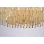 NL89459 Vienna 12 Light Ceiling Light Brass Cognac