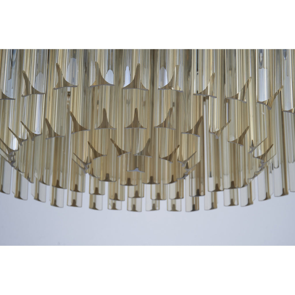 NL89459 Vienna 12 Light Ceiling Light Brass Cognac