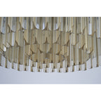NL89459 Vienna 12 Light Ceiling Light Brass Cognac