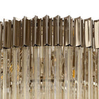 NL89469 Vienna  12 Light Ceiling Light Polished Nickel Cognac