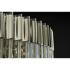 NL89469 Vienna  12 Light Ceiling Light Polished Nickel Cognac