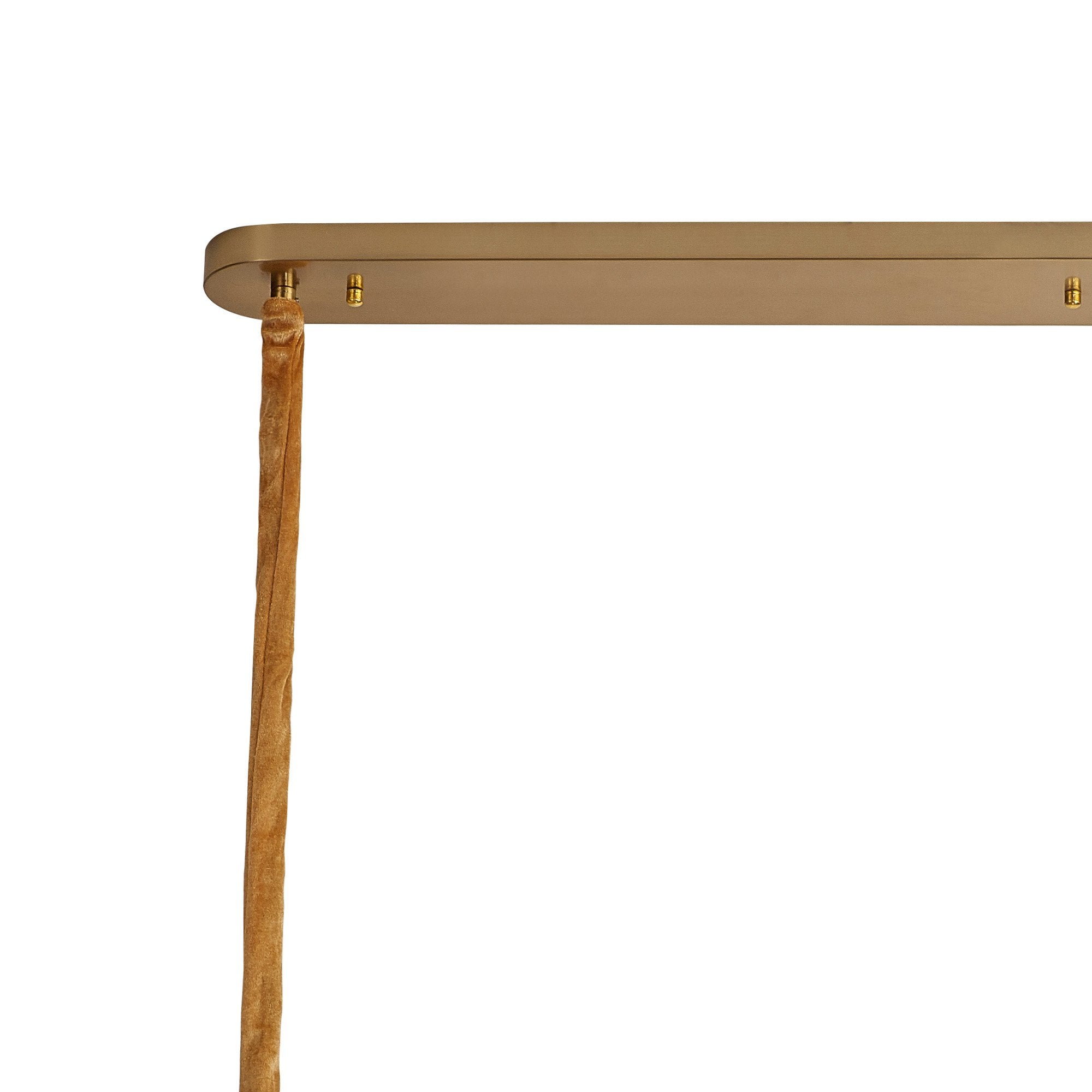 NL89579 Vienna 7 Light Rectangle Pendant Brass Cognac