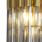 NL89629 Vienna 4 Light Round Pendant Brass Smoked