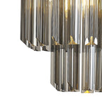 NL89629 Vienna 4 Light Round Pendant Brass Smoked