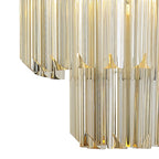 NL89639 Vienna 4 Light Round Pendant Brass Cognac