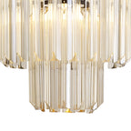 NL89679 Vienna 4 Light Round Pendant Matt Black Cognac