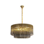 NL89749 Vienna 12 Light Round Pendant Brass Smoked