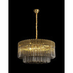 NL89749 Vienna 12 Light Round Pendant Brass Smoked