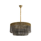 NL89749 Vienna 12 Light Round Pendant Brass Smoked
