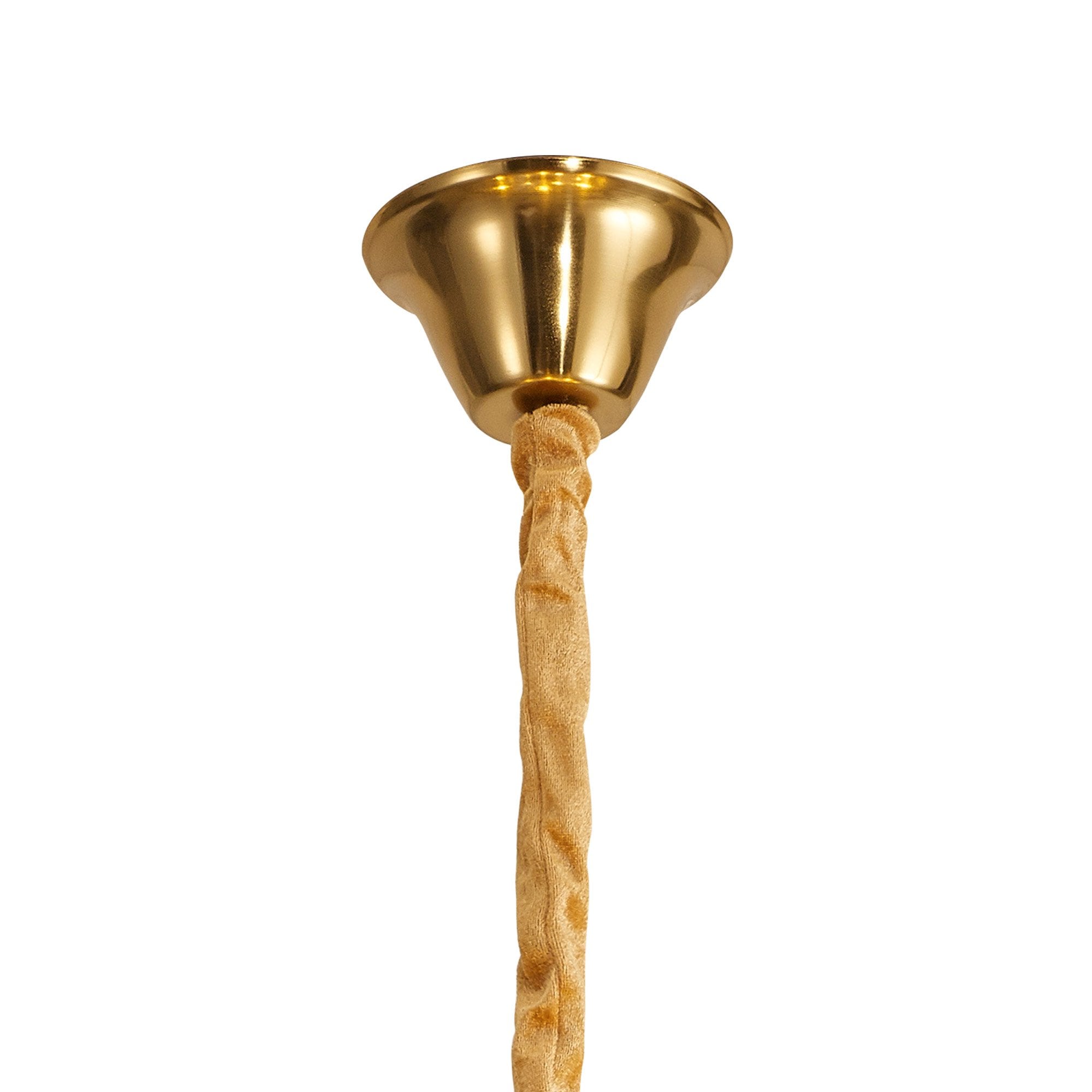 NL89759 Vienna 12 Light Round Pendant Brass Cognac
