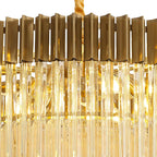 NL89759 Vienna 12 Light Round Pendant Brass Cognac