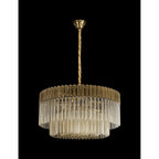 NL89759 Vienna 12 Light Round Pendant Brass Cognac