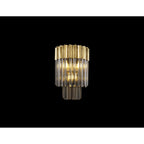 NL89989 Vienna 3 Light Wall Light Brass Smoked