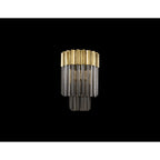 NL89989 Vienna 3 Light Wall Light Brass Smoked