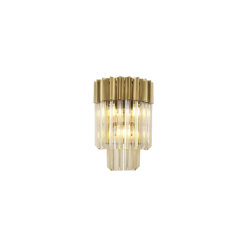 NL89999 Vienna 3 Light Wall Light Brass Cognac